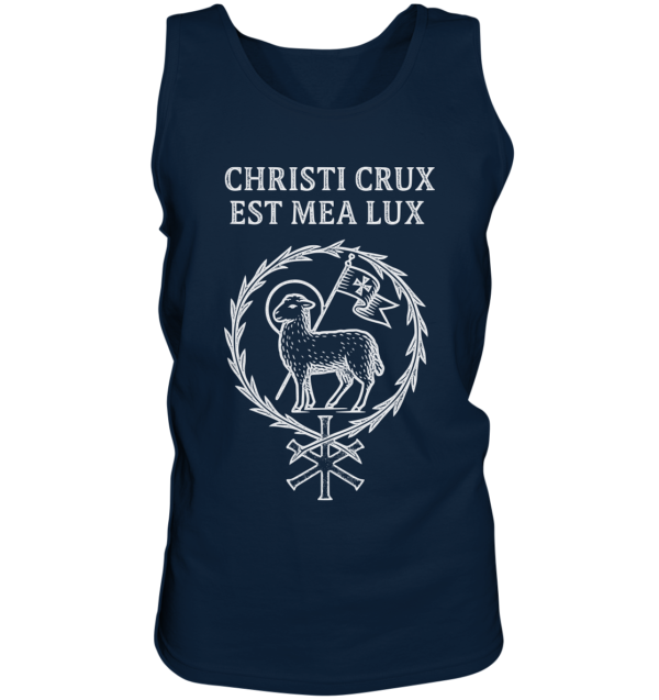 Christi Crux Est Mea Lux - The Cross of Christ is My Light - Tank-Top - Image 3