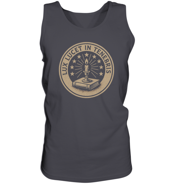 Lux Lucet In Tenebris - The Light Shines In The Darkness - Tank-Top - Image 2