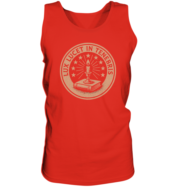 Lux Lucet In Tenebris - The Light Shines In The Darkness - Tank-Top - Image 4