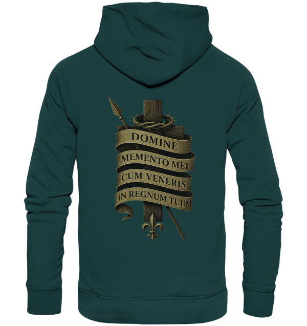 Domine In Te Speravi - Domine Memento Mei - Organic Hoodie - Image 12