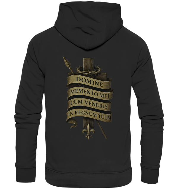 Domine In Te Speravi - Domine Memento Mei - Organic Hoodie - Image 2