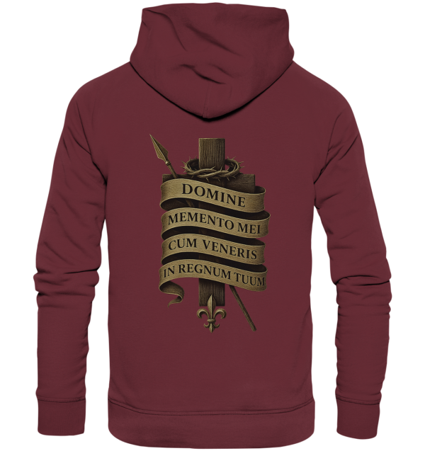 Domine In Te Speravi - Domine Memento Mei - Organic Hoodie - Image 4