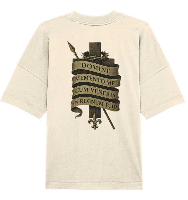 Domine In Te Speravi - Domine Memento Mei - Organic Oversize Shirt - Image 6