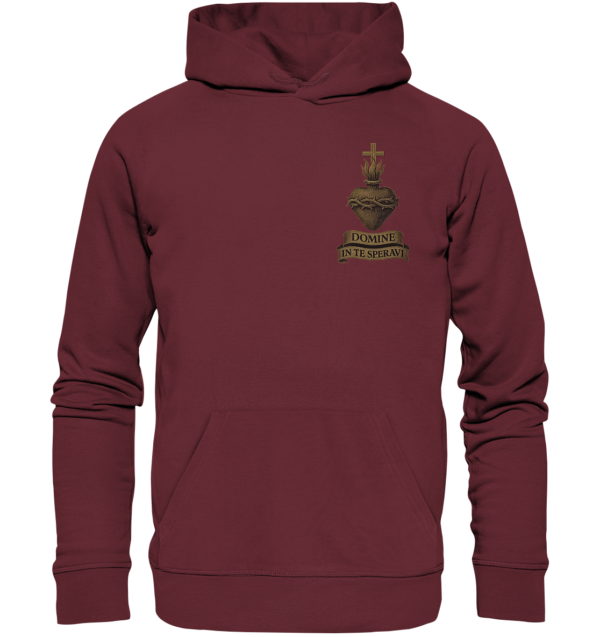 Domine In Te Speravi - Domine Memento Mei - Organic Hoodie - Image 3