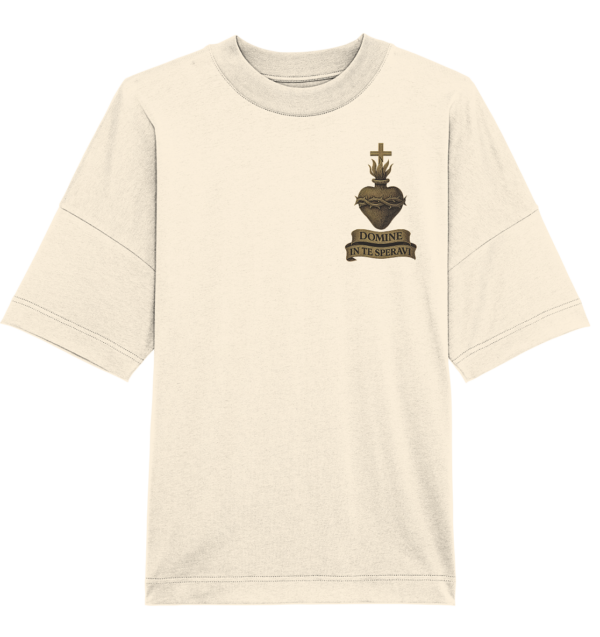 Domine In Te Speravi - Domine Memento Mei - Organic Oversize Shirt - Image 5